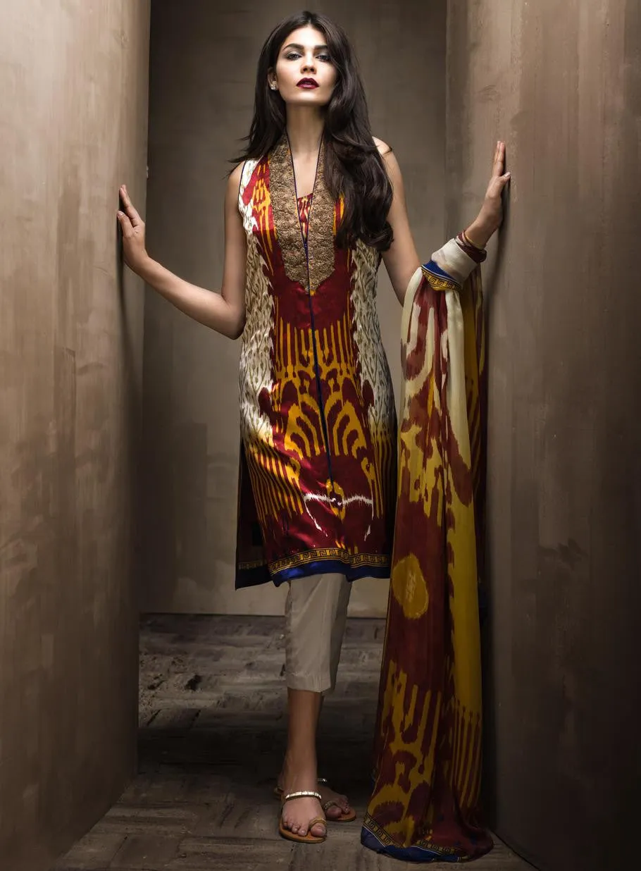 5A - Sana Safinaz Silk Collection 2015