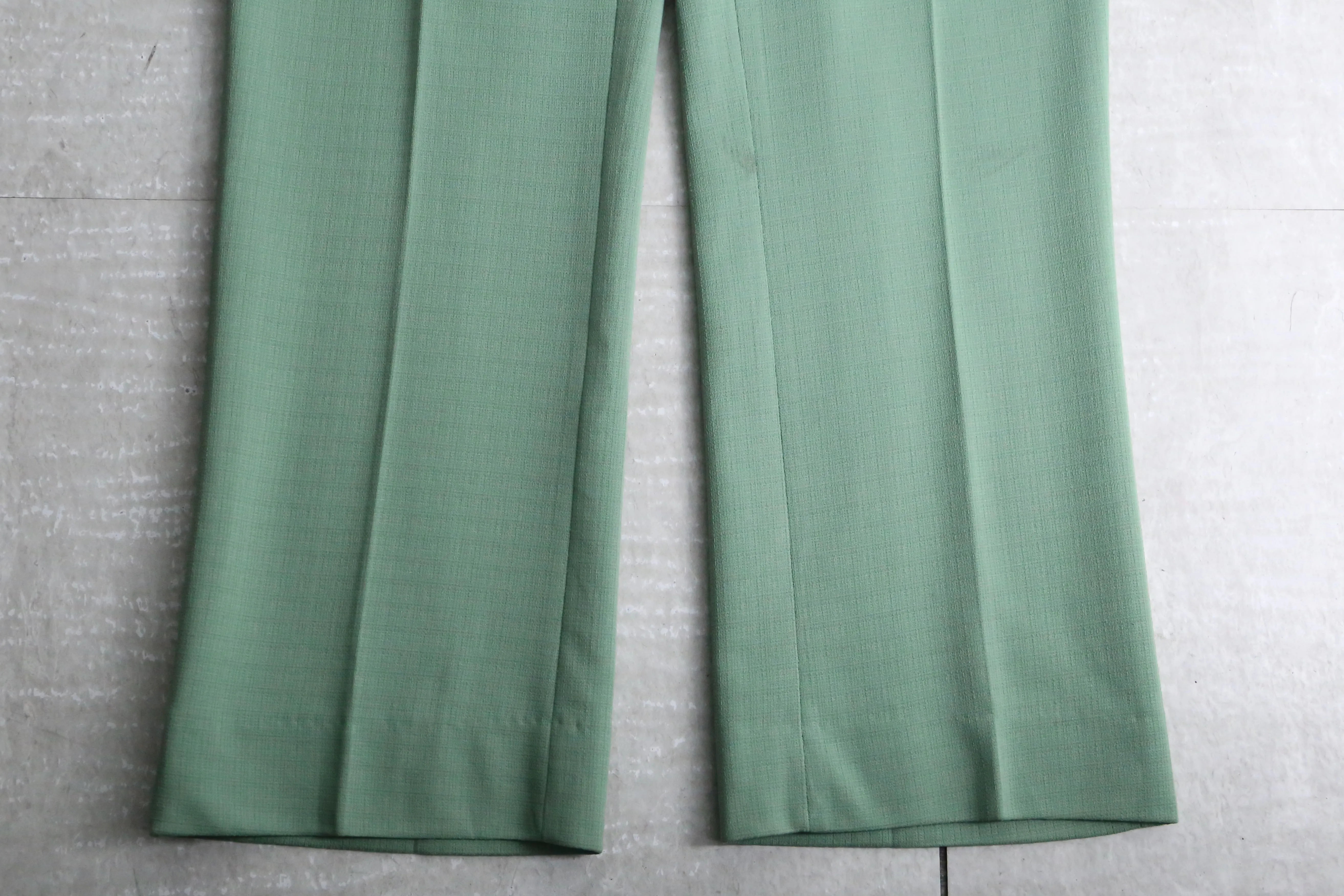 70’s “Sears” mint green flare pants