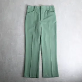 70’s “Sears” mint green flare pants