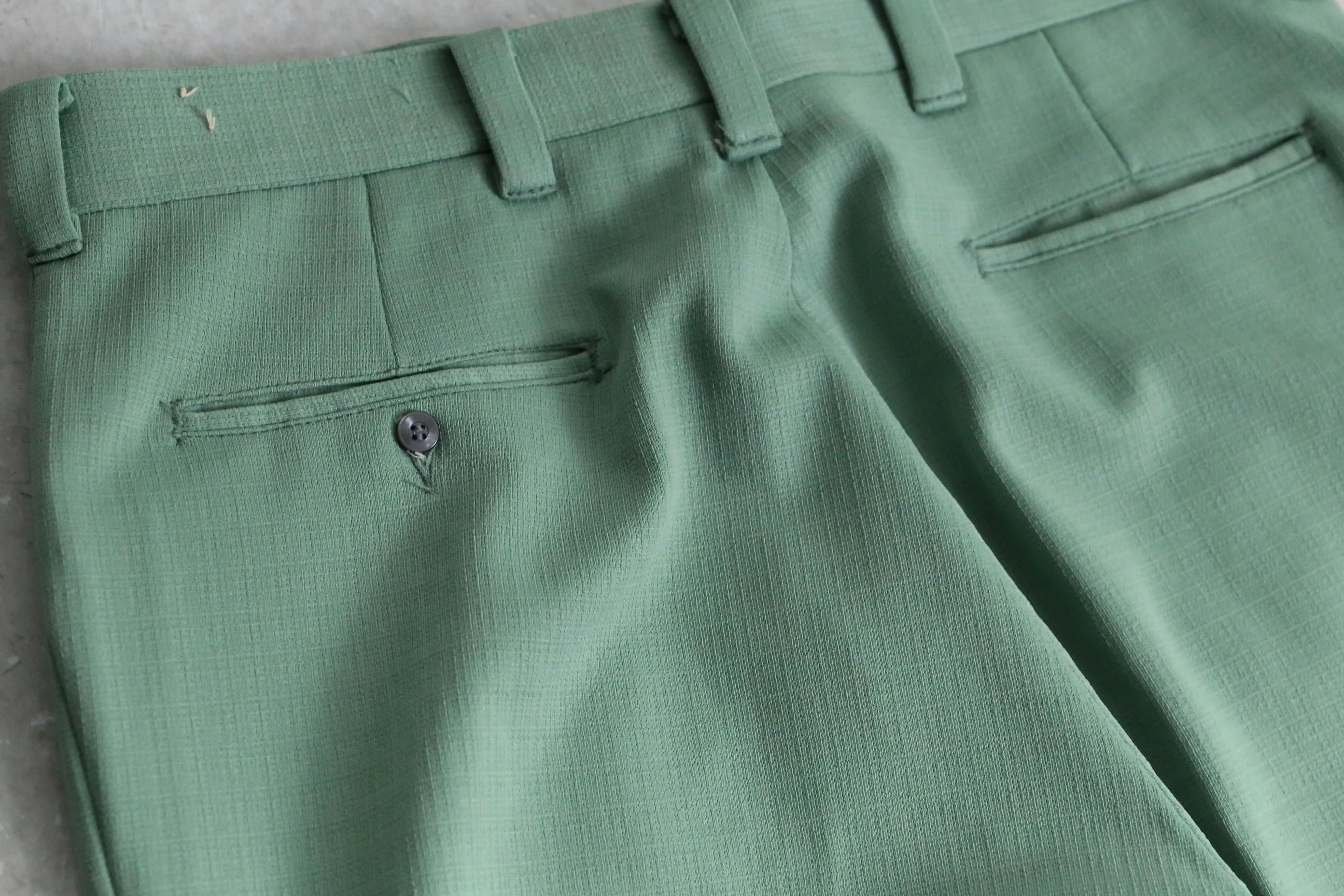 70’s “Sears” mint green flare pants