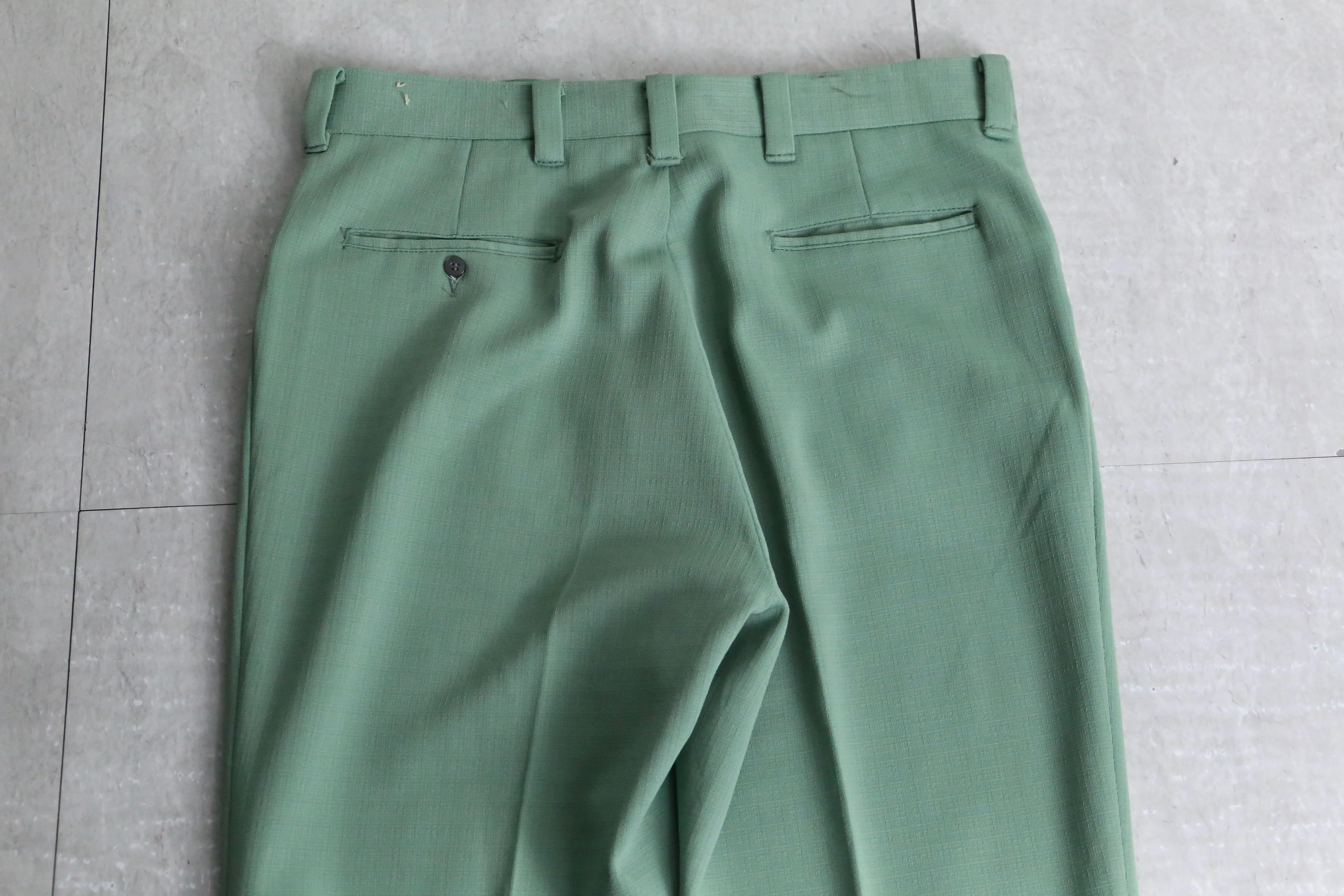 70’s “Sears” mint green flare pants