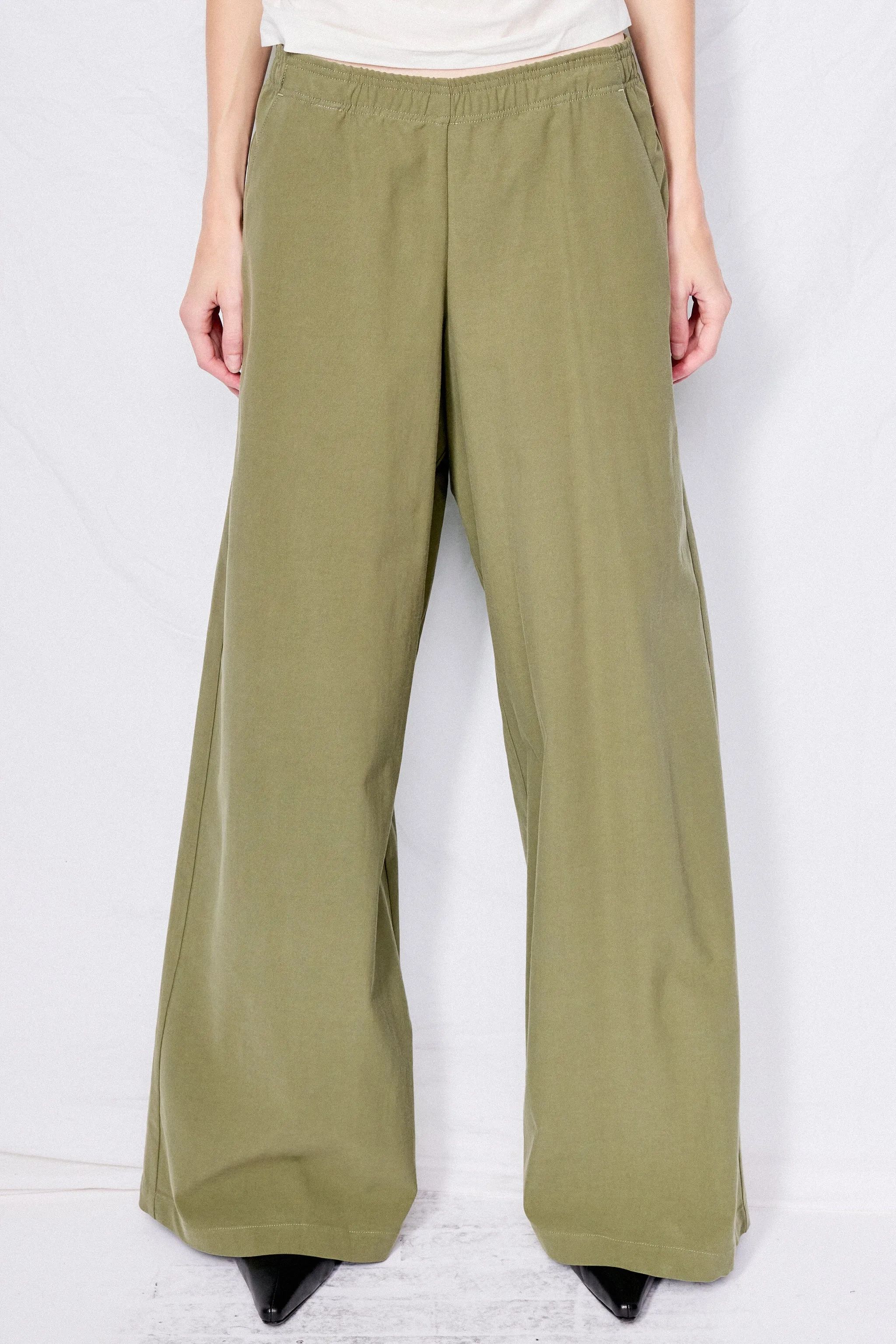 Army Green Twill Standard Pant