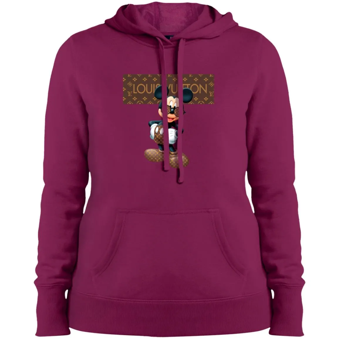 Best Louis Vuitton Mickey Mouse Shirt Women Hooded Sweatshirt