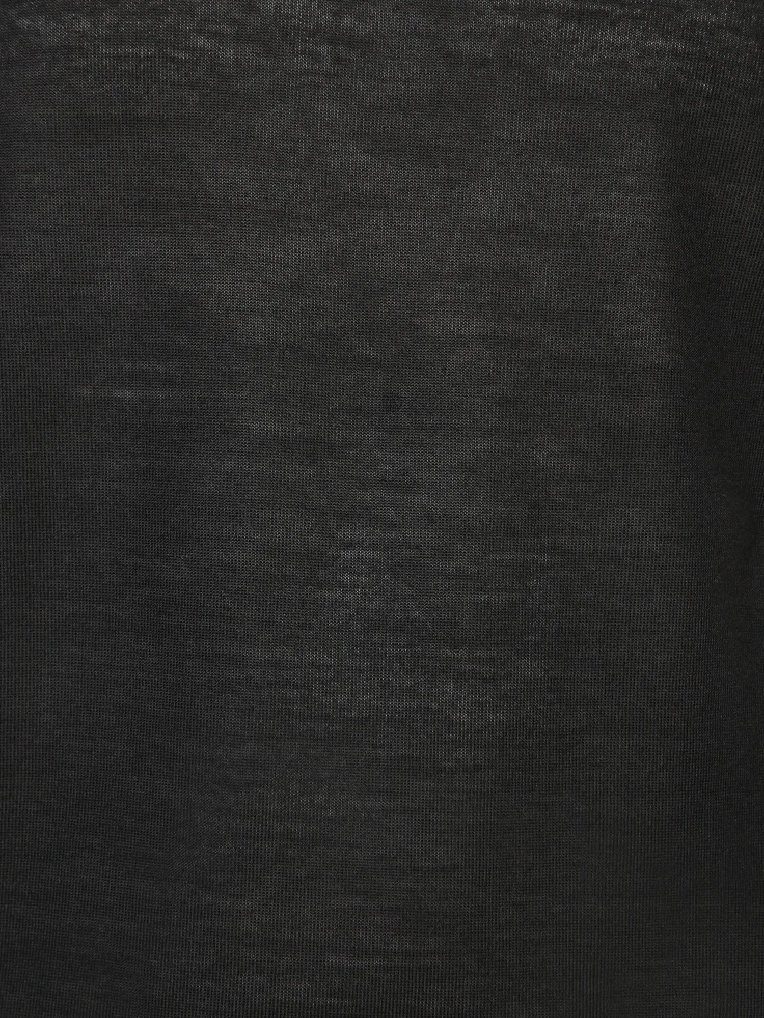 Black Merino Silk T-shirt