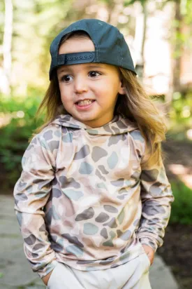 Burlebo Youth Performance Hoodie- Pintail Camo