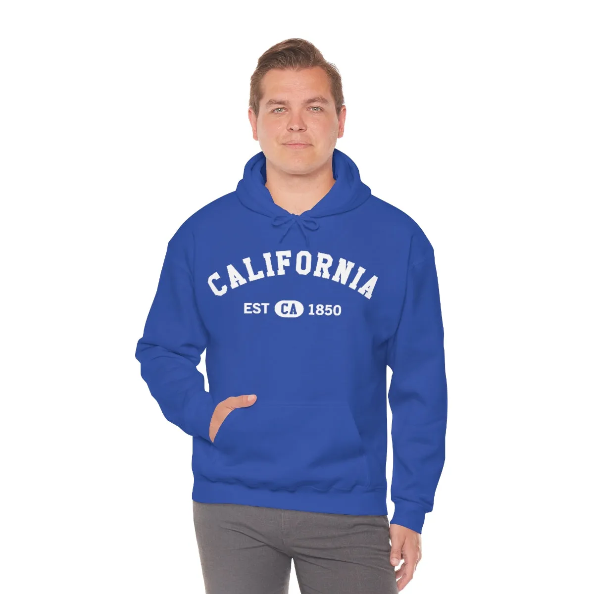 California CA State Hoodie, I Love Retro Vintage Home Pride Souvenir USA Gifts Graphic Pullover Hoodie Men Women Hooded Sweatshirt