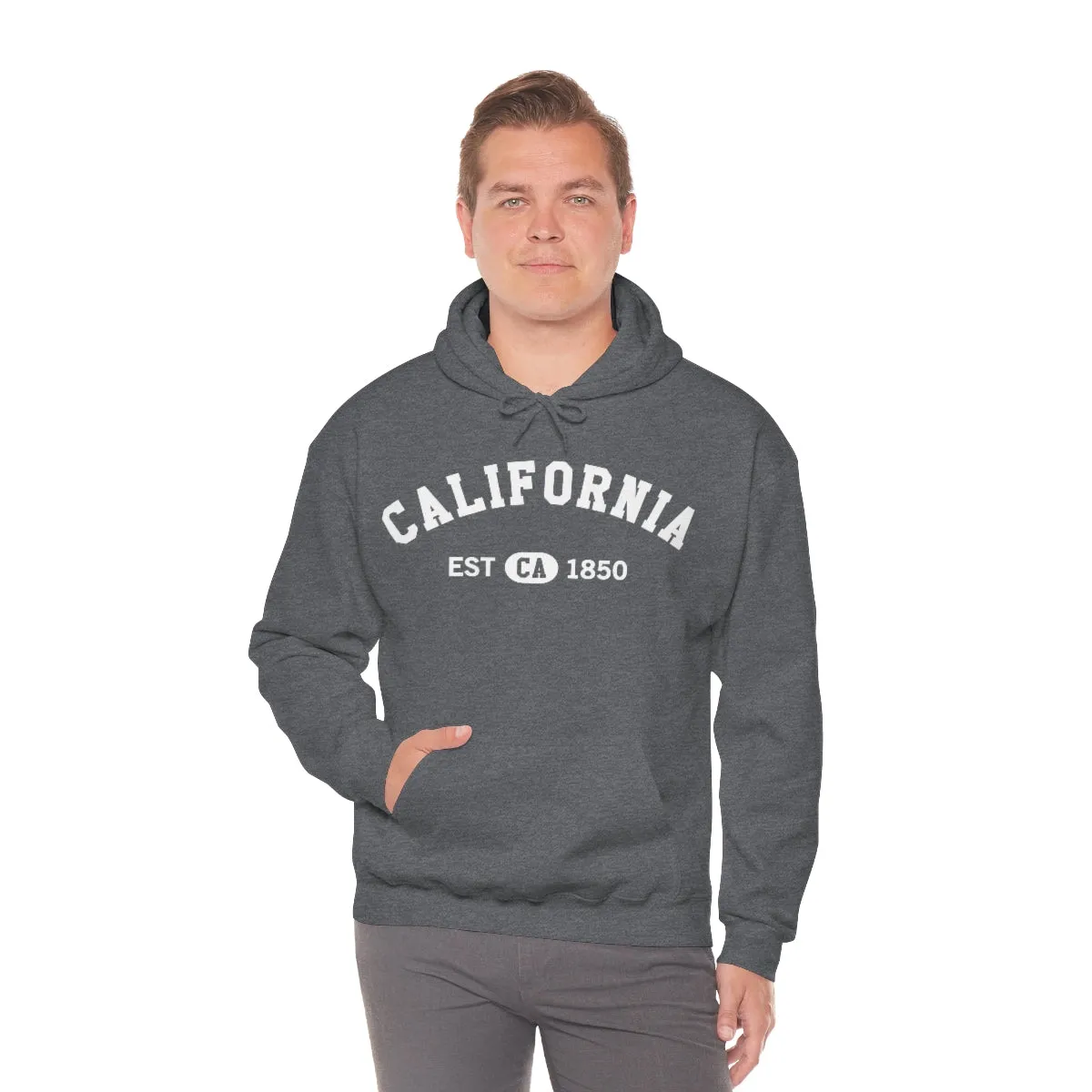 California CA State Hoodie, I Love Retro Vintage Home Pride Souvenir USA Gifts Graphic Pullover Hoodie Men Women Hooded Sweatshirt