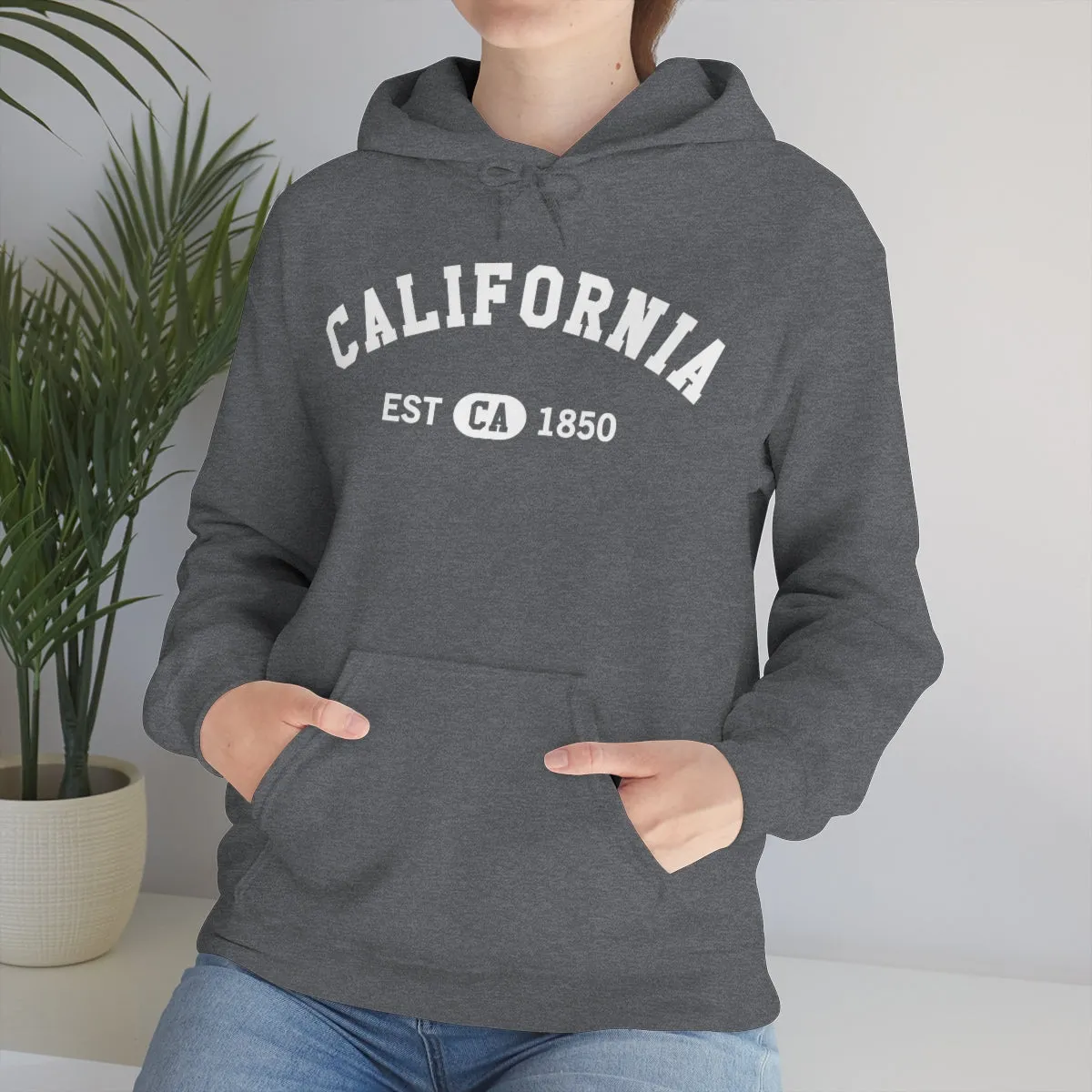 California CA State Hoodie, I Love Retro Vintage Home Pride Souvenir USA Gifts Graphic Pullover Hoodie Men Women Hooded Sweatshirt