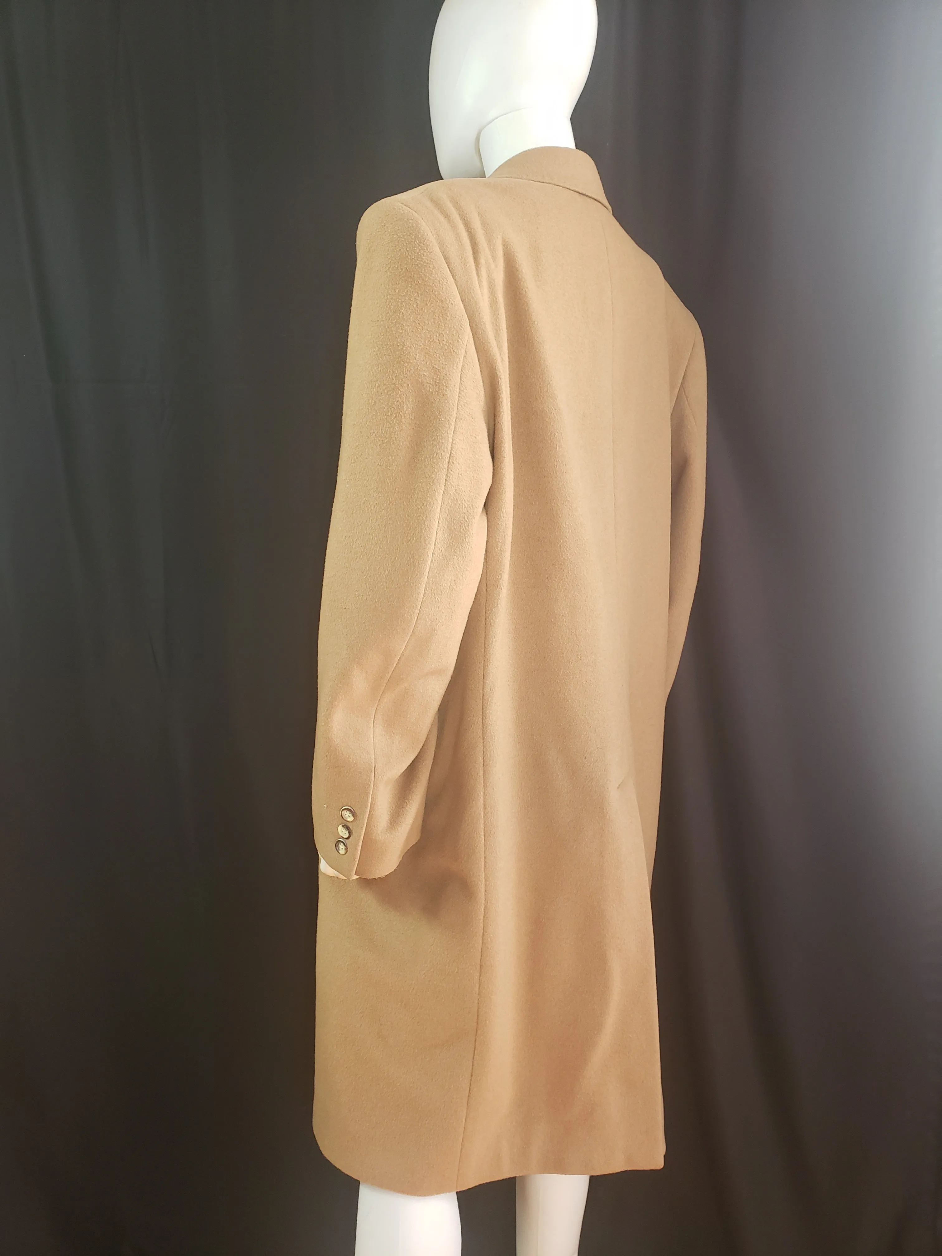 De Silva Wool Cashmere Coat Size Large