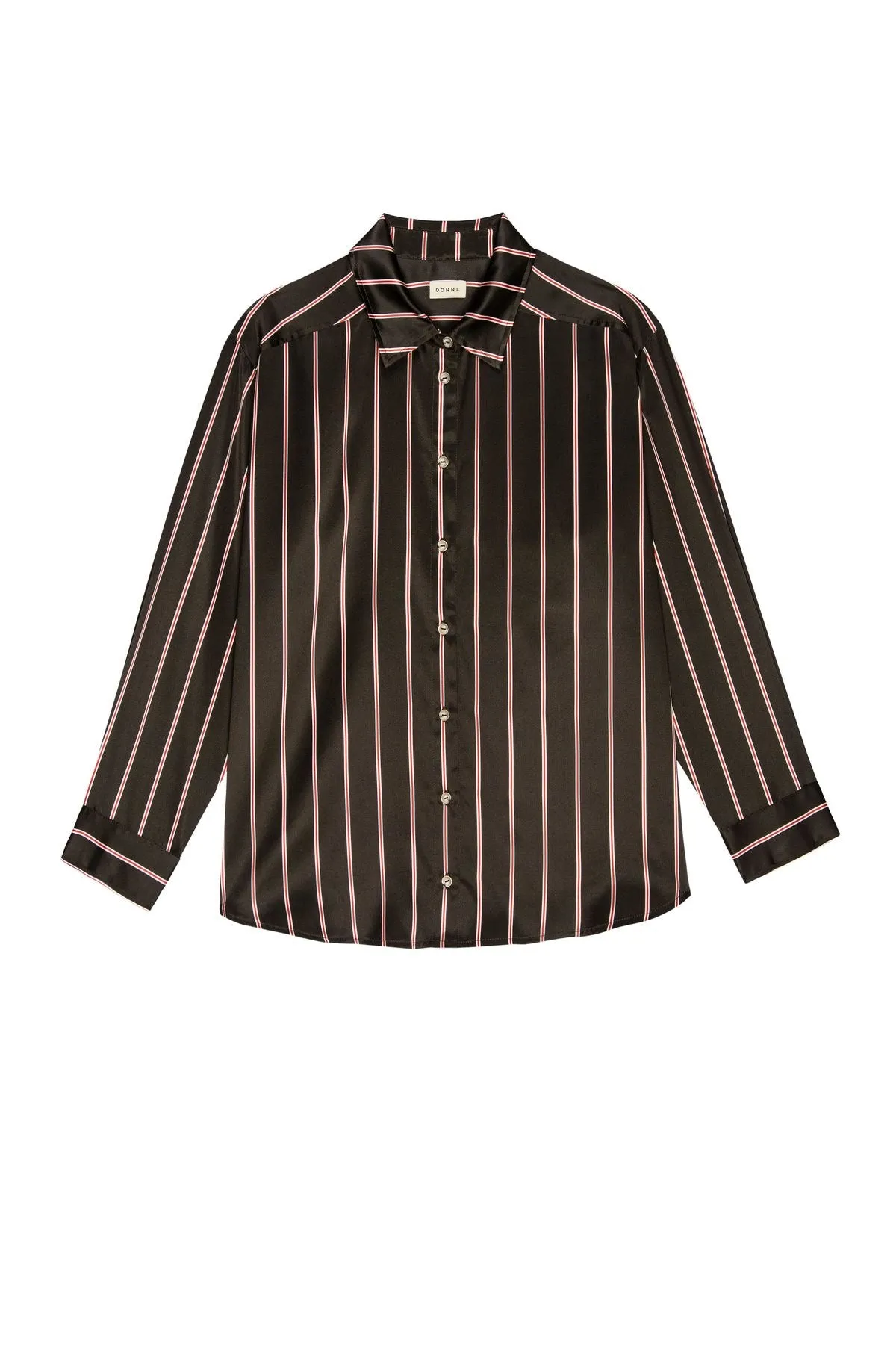 Donni Silk Pinstripe Shirt