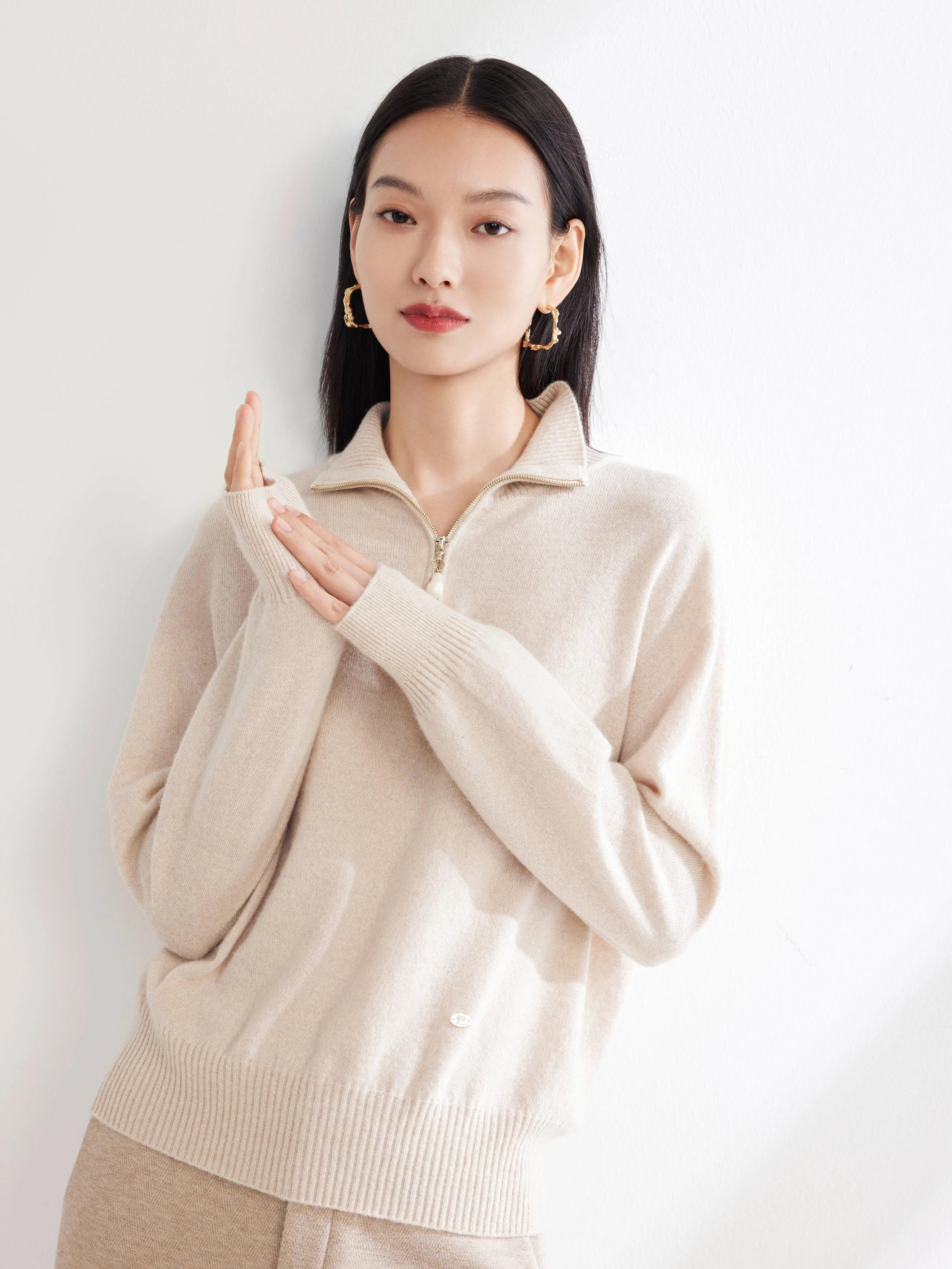 EP YAYING  Cashmere Knit Sweater