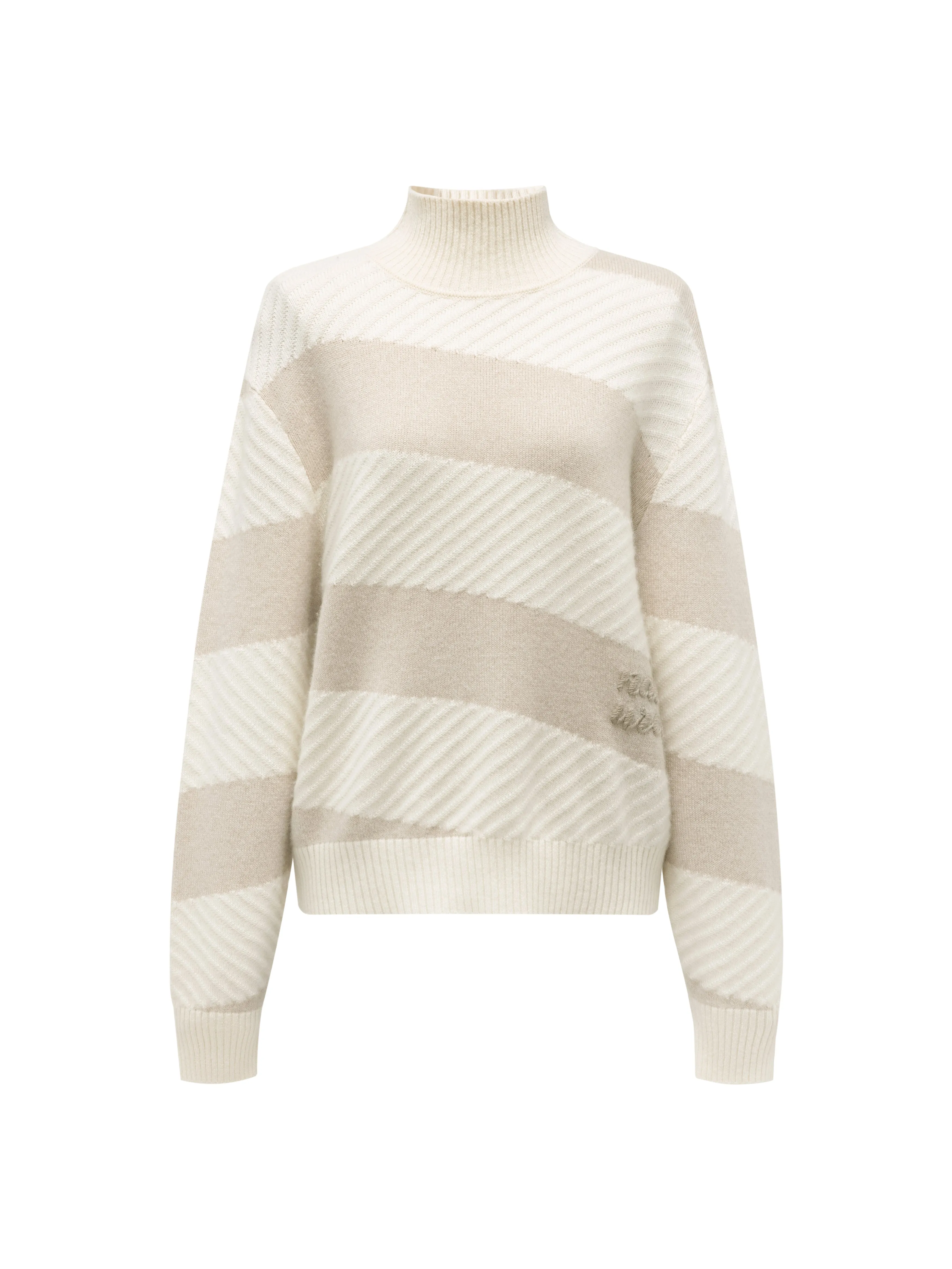 EP YAYING Pure Cashmere Knit Sweater