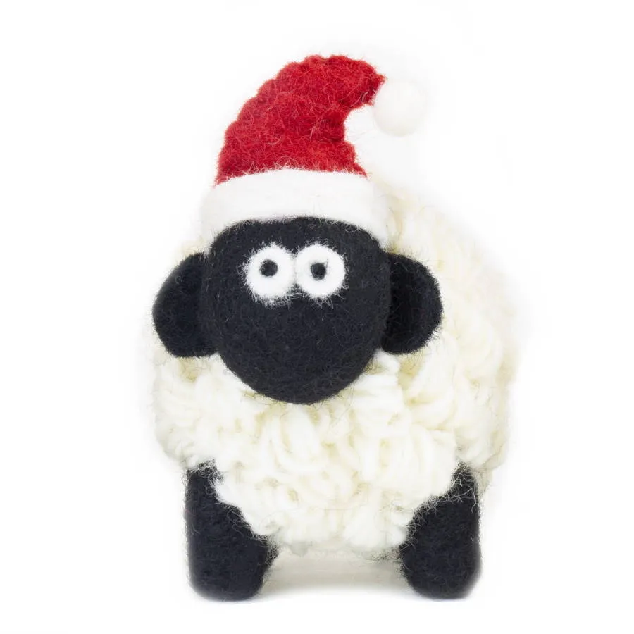 Erin Knitwear Santa Hat Sheep