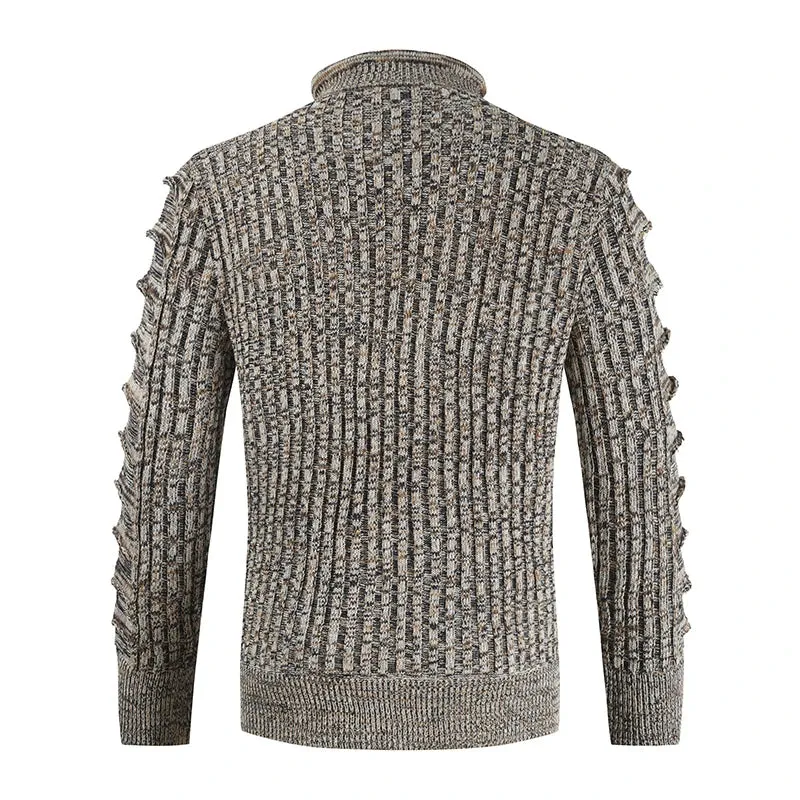 Fall/Winter Men's Loose Stand Collar Pullover Sweater Tether Trend Knitwear S4270320