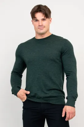 Fraser Sweater, Woodland, 100% Merino Wool