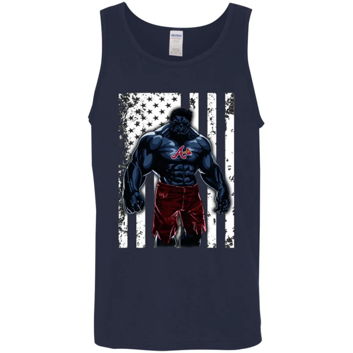 Giants Hulk Atlanta Braves Nfl T-shirt Men Cotton Tank