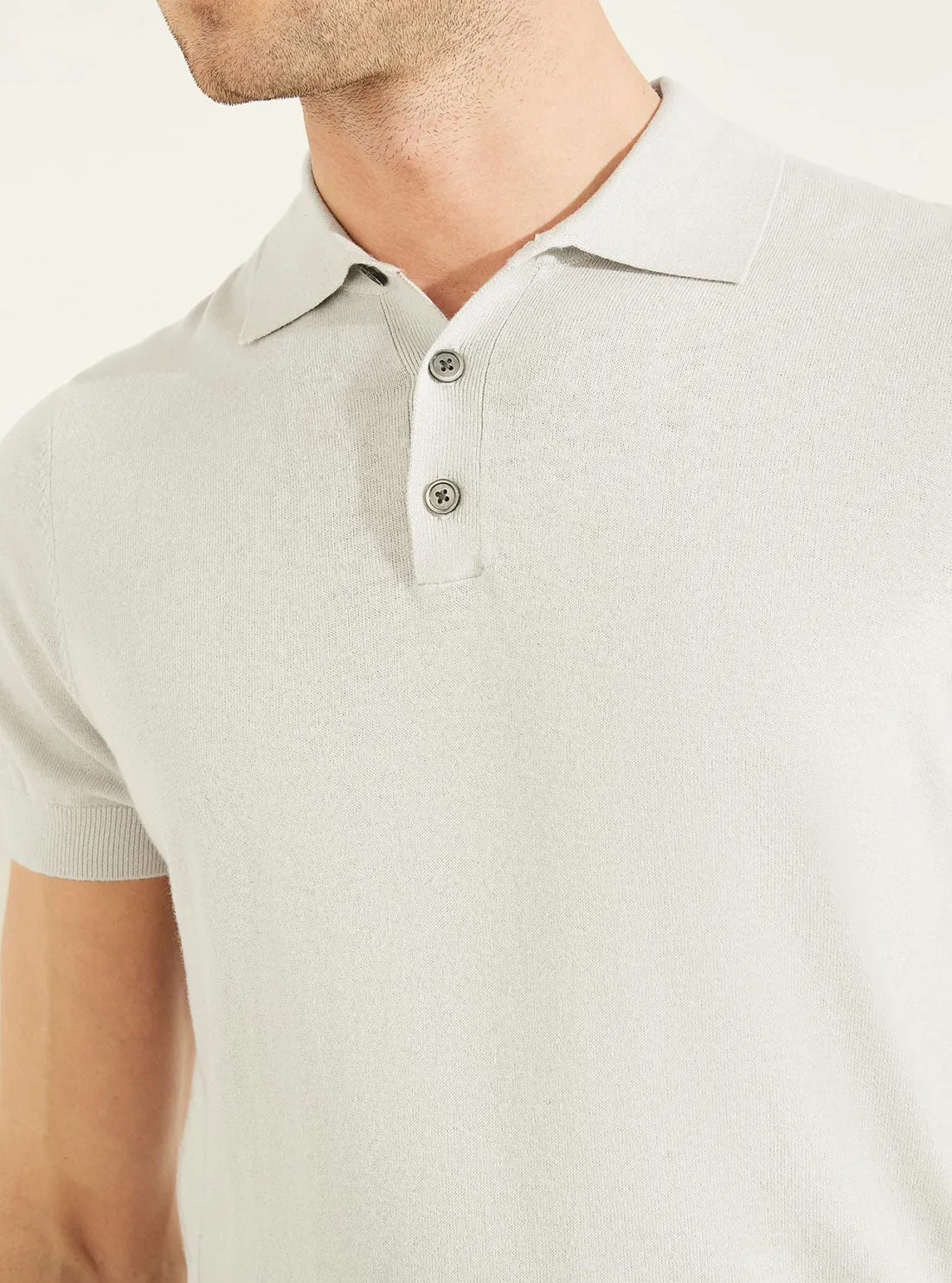 Grey Moon Bryan Polo T-Shirt