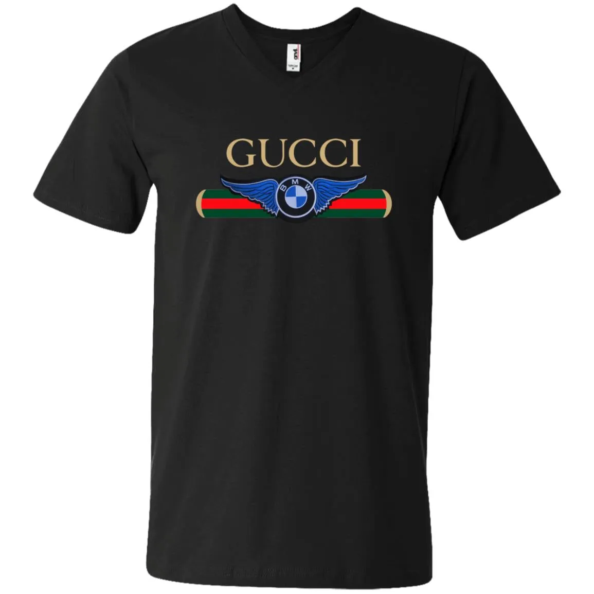 Gucci Bmw T-shirt Men V-Neck T-Shirt