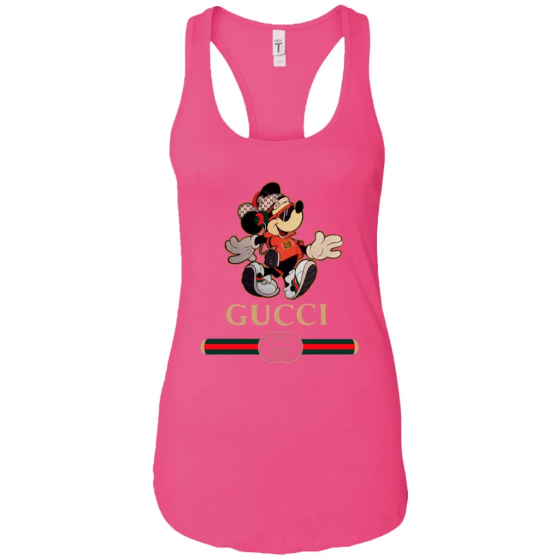 Gucci Mickey Fashion Stylelist Music T-shirt Women Tank Top