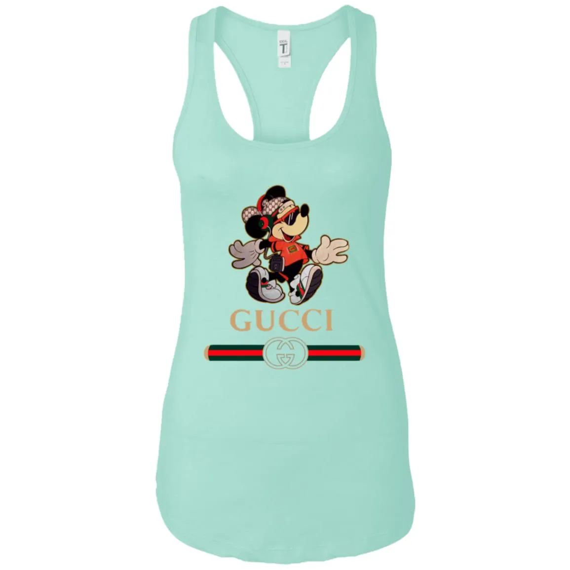 Gucci Mickey Fashion Stylelist Music T-shirt Women Tank Top