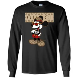 Gucci Mickey T-shirt So Baby Shirt Men Long Sleeve Shirt