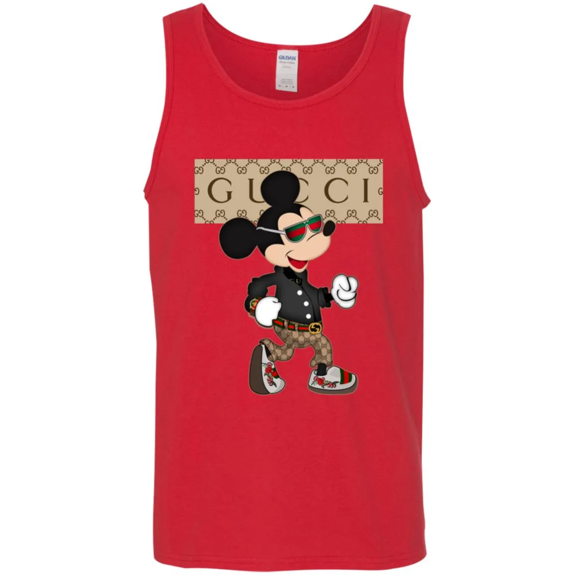 Gucci Shirt Mickey Mouse T-shirt Men Cotton Tank