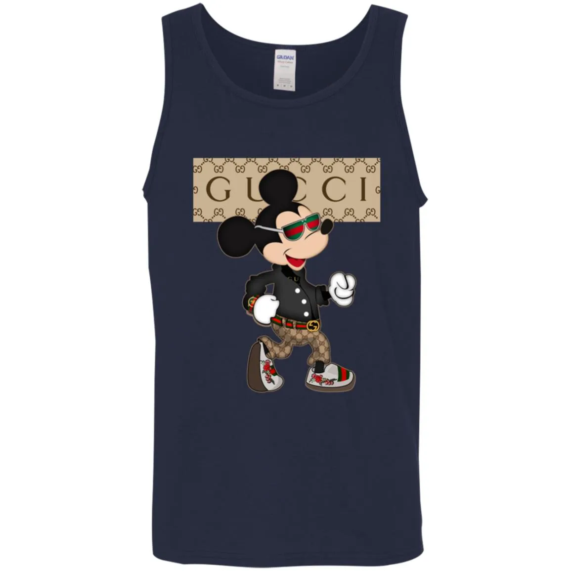 Gucci Shirt Mickey Mouse T-shirt Men Cotton Tank