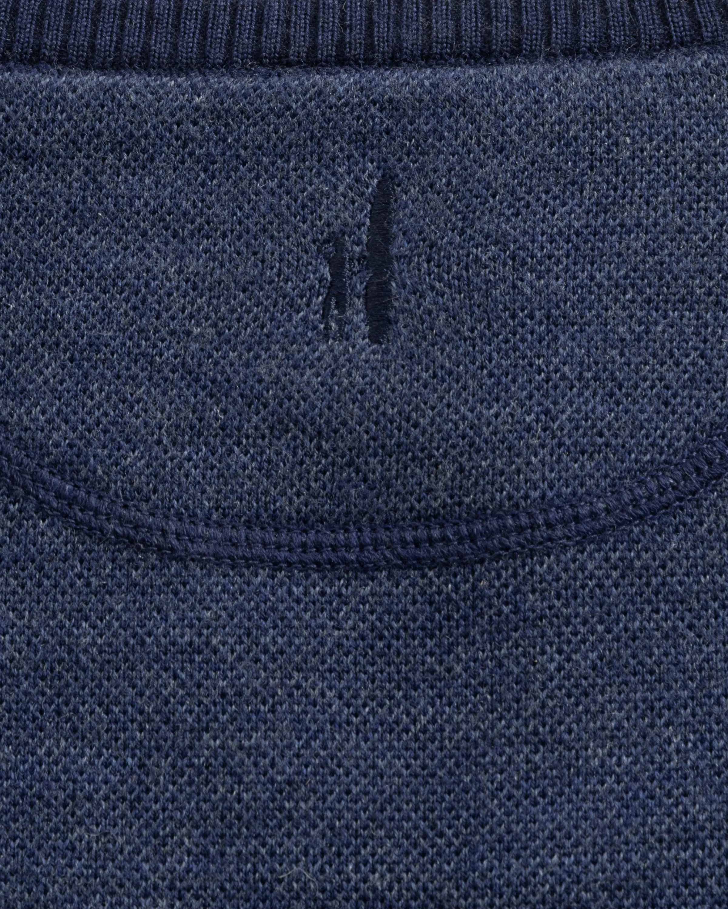 Johnnie-O Merino Wool Crewneck Sweater - Navy