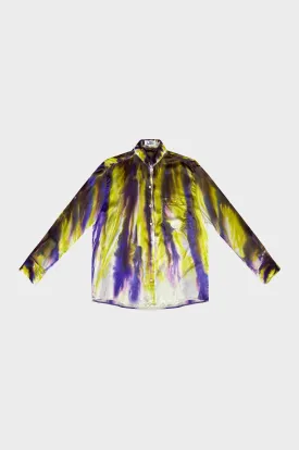 Leo - Romana Oversized Tie Dye Silk Shirt