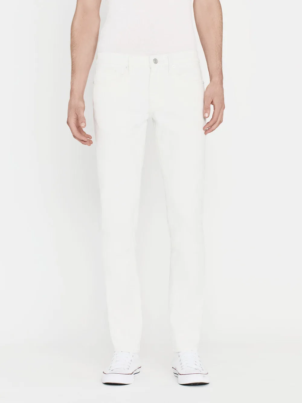 L'Homme Slim Twill -- Whisper White