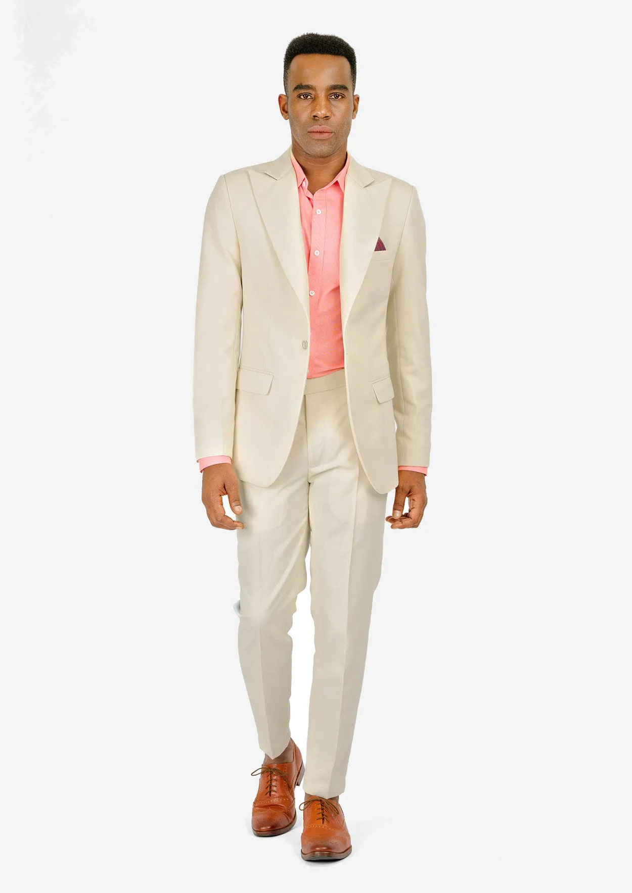 Liberty Sand Cotton Suit