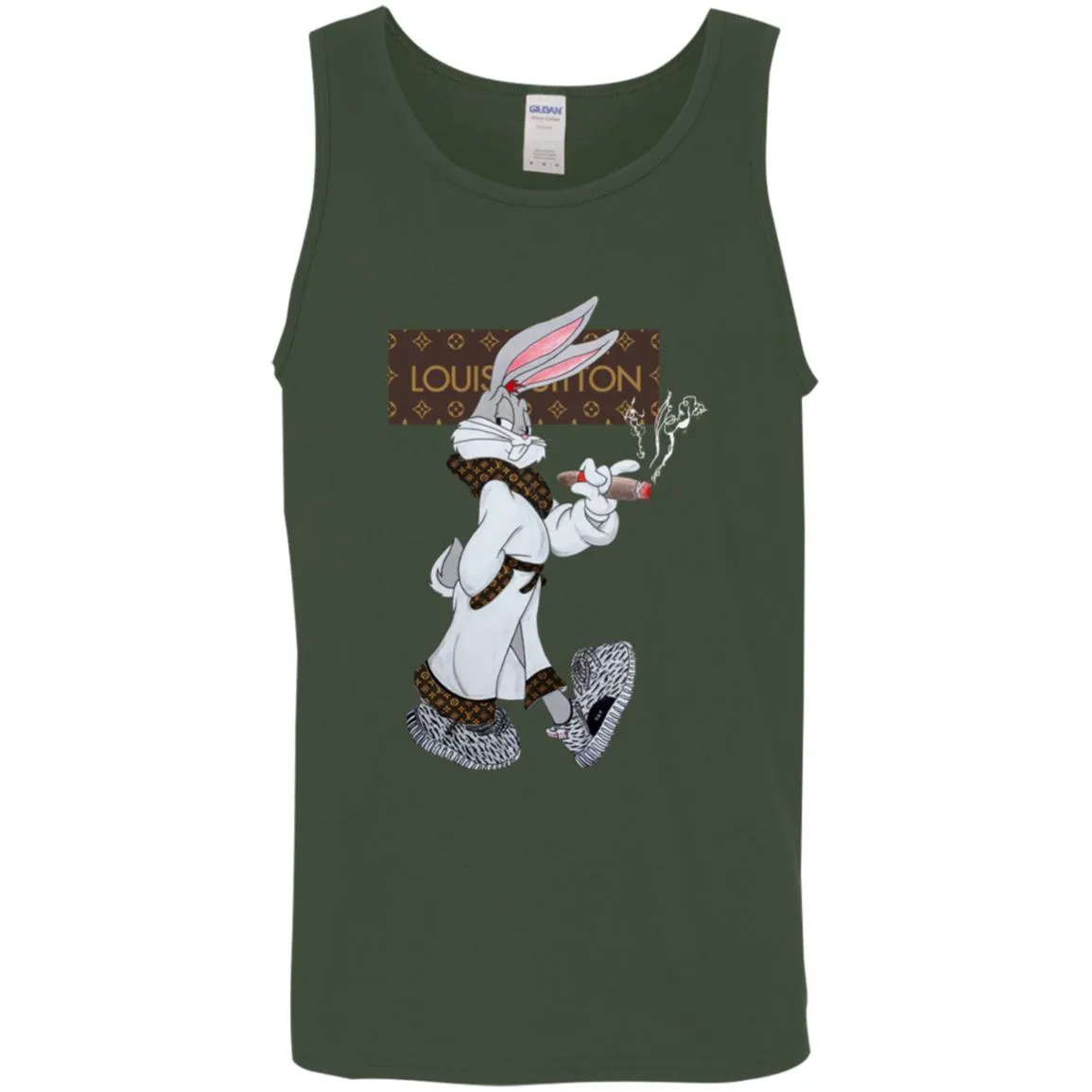 Louis Vuitton Rabbit Smoking Shirt Men Cotton Tank