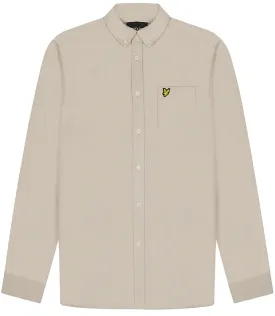 Lyle and Scott Mens Regular Fit Light Weight Oxford Shirt Cove