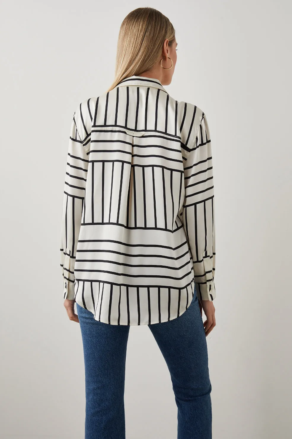 MARA SHIRT - PATCHWORK STRIPE