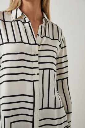 MARA SHIRT - PATCHWORK STRIPE