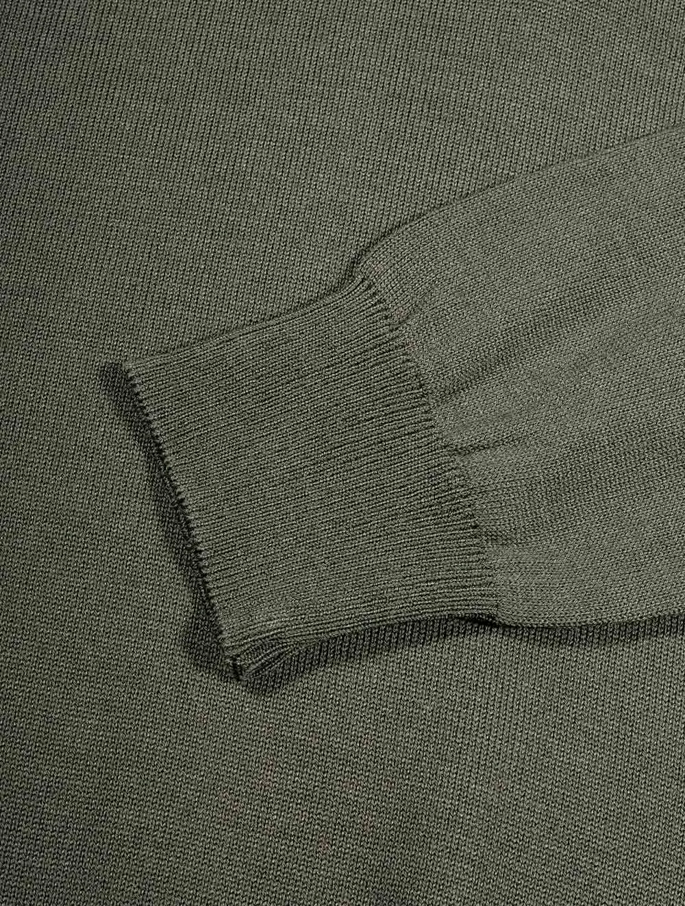 Mock-neck Jumper Olive