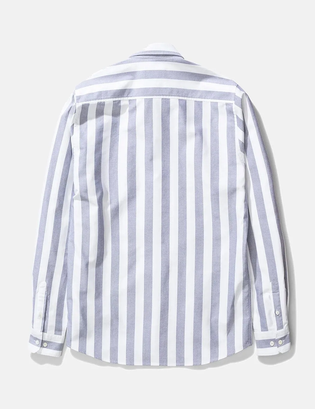 Norse Projects Anton Oxford Shirt (Wide Stripe) - Navy Blue