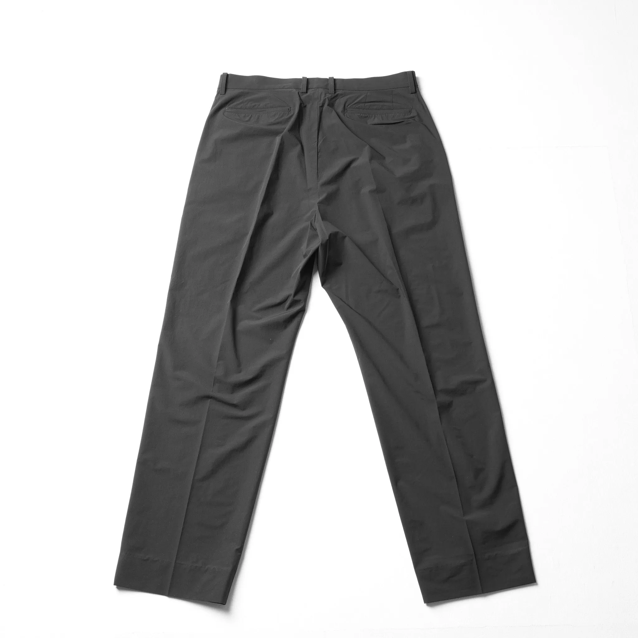 Relaxed Nylon Slacks - Black