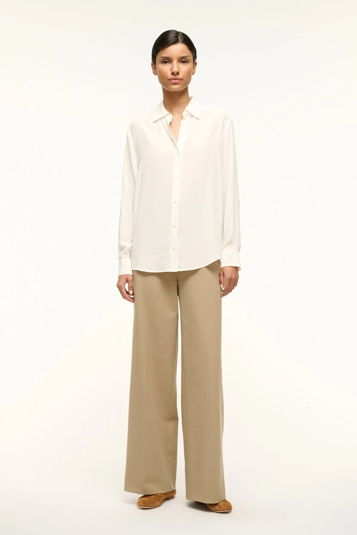 ROXBURY SILK SHIRT | IVORY