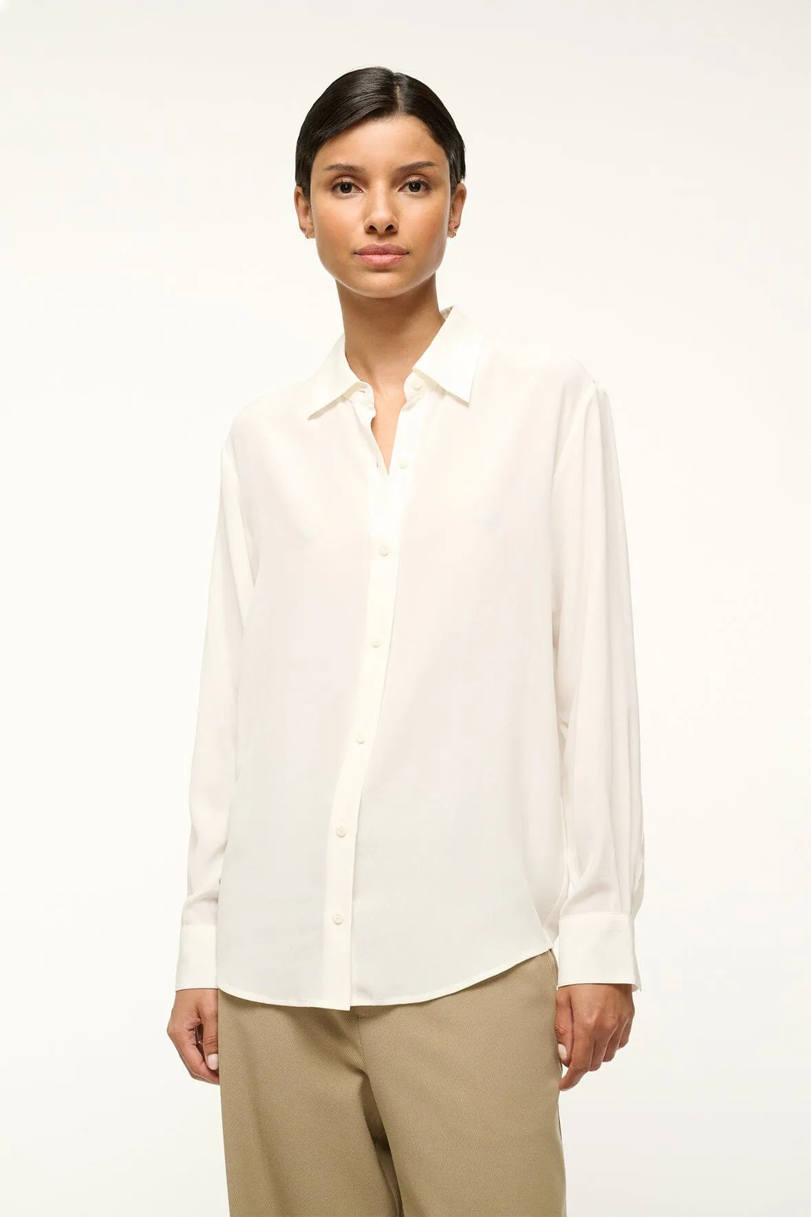 ROXBURY SILK SHIRT | IVORY