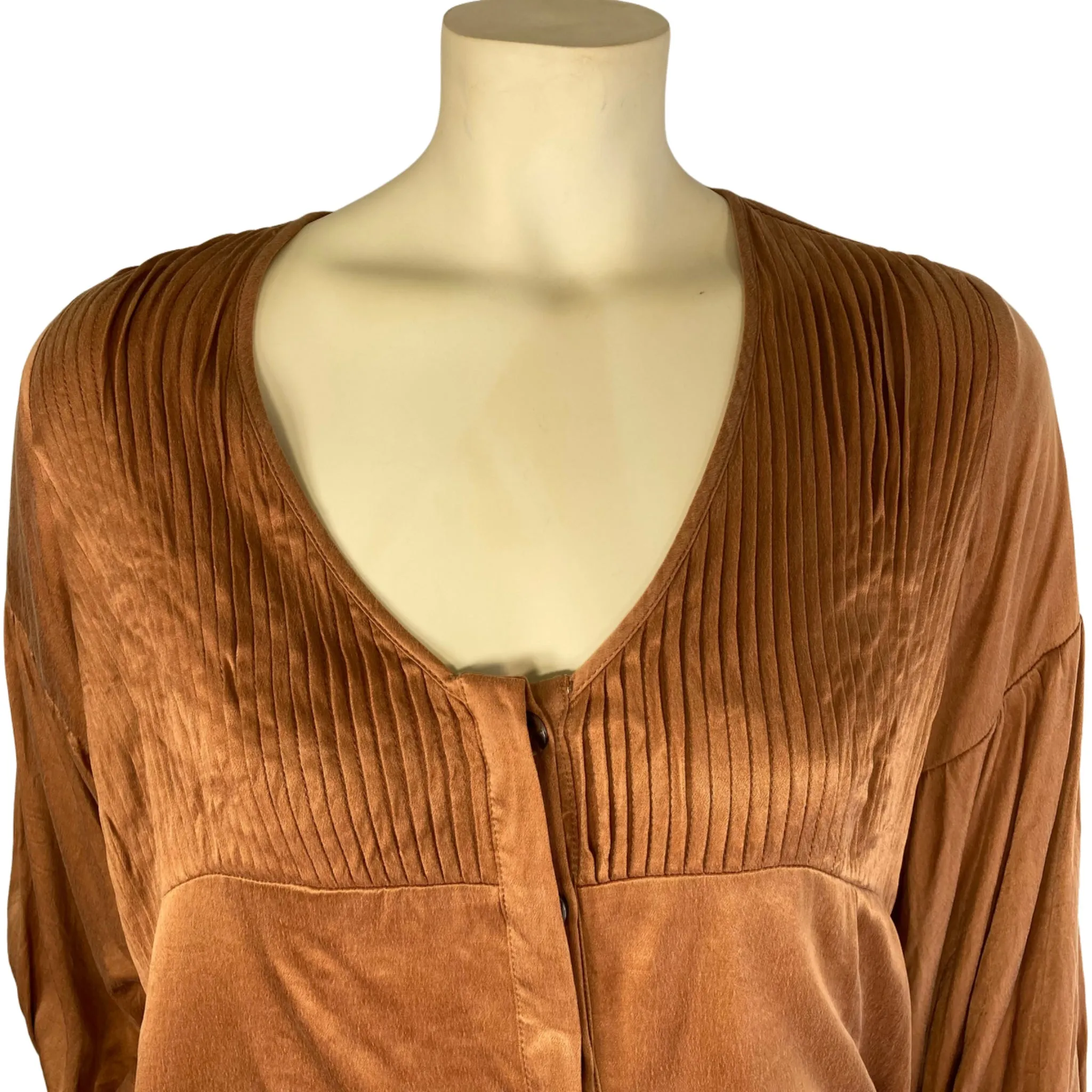 Sancia Brown Blouse