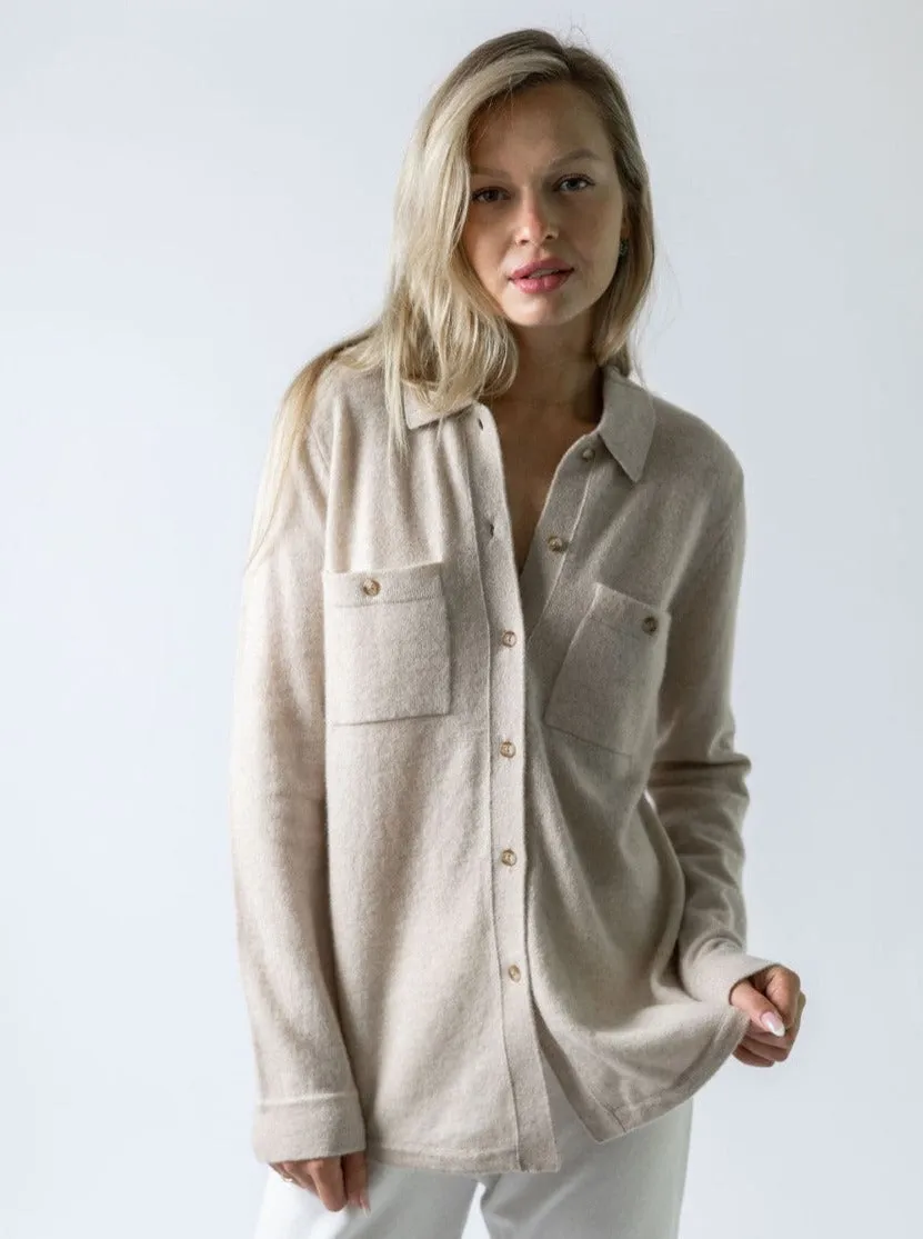 Sharon Cashmere Button-Down