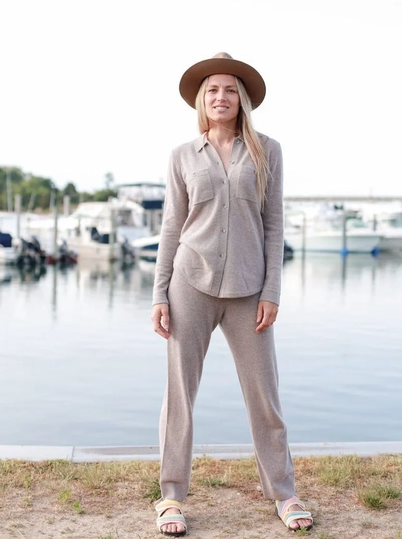 Sharon Cashmere Button-Down