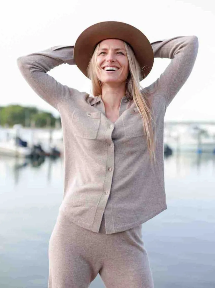 Sharon Cashmere Button-Down