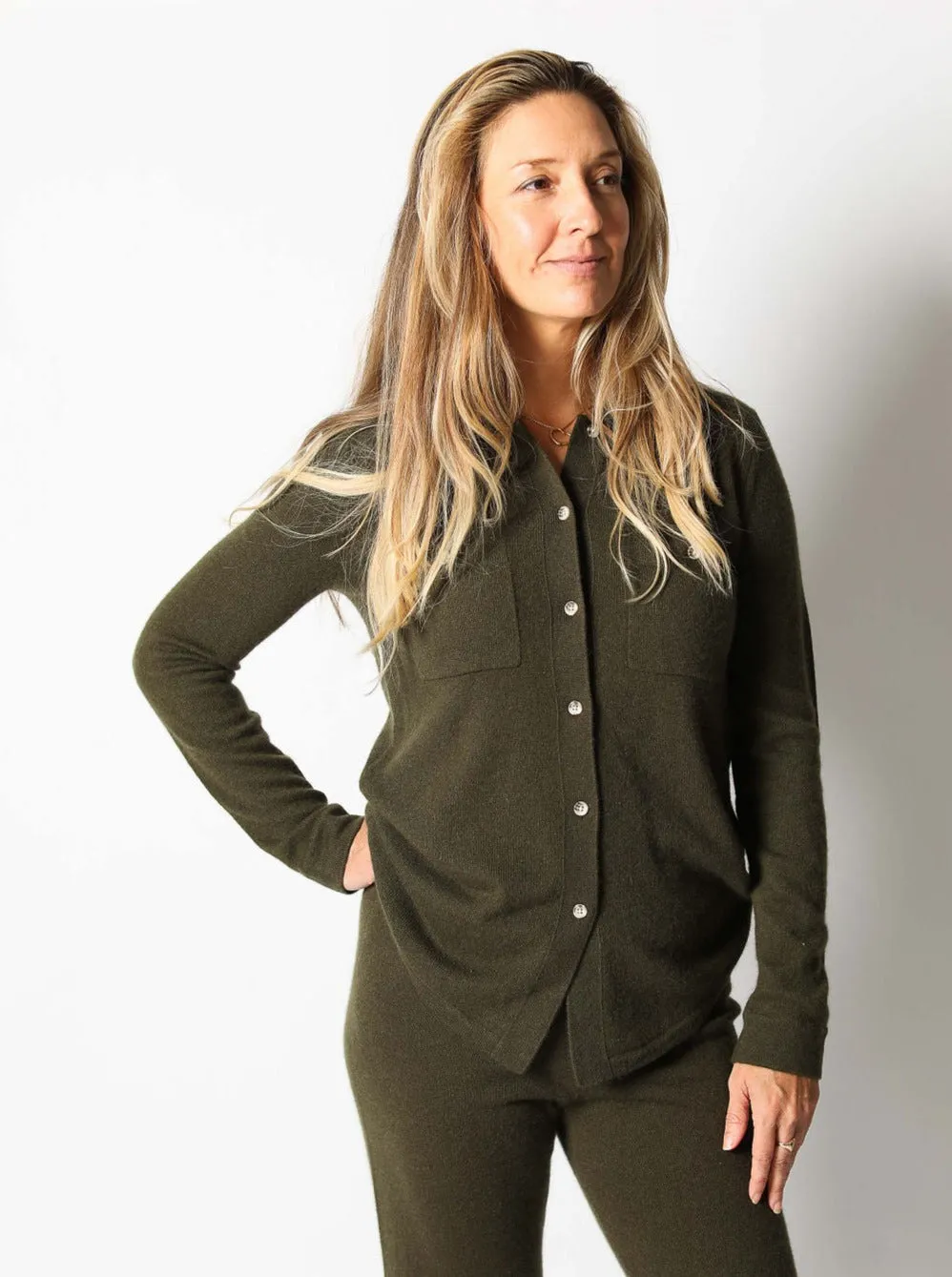 Sharon Cashmere Button-Down