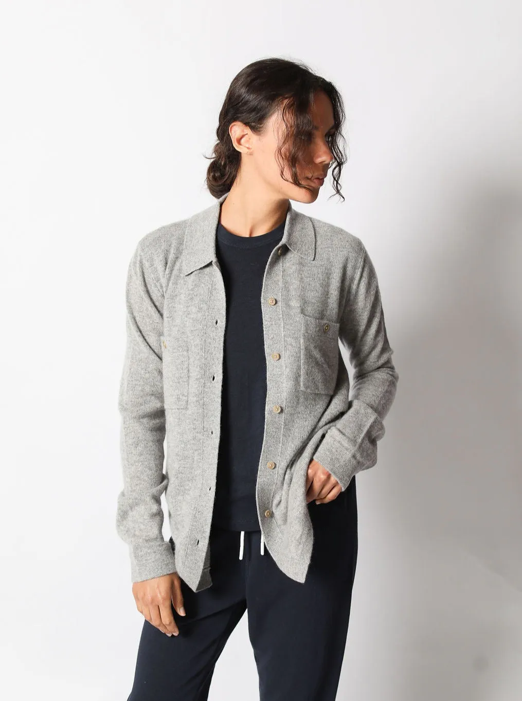 Sharon Cashmere Button-Down