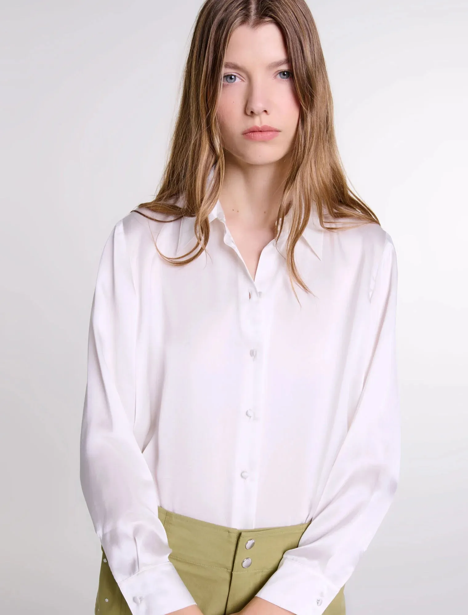 Silk Satin Shirt