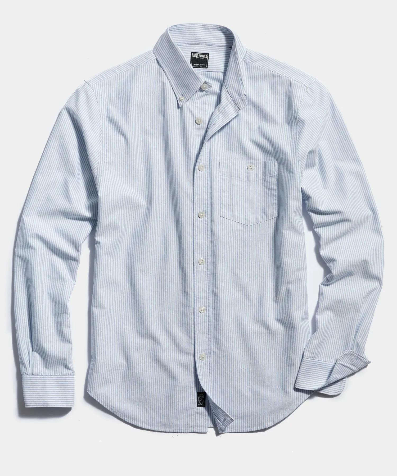 Slim Fit Favorite Oxford Shirt in Blue Stripe