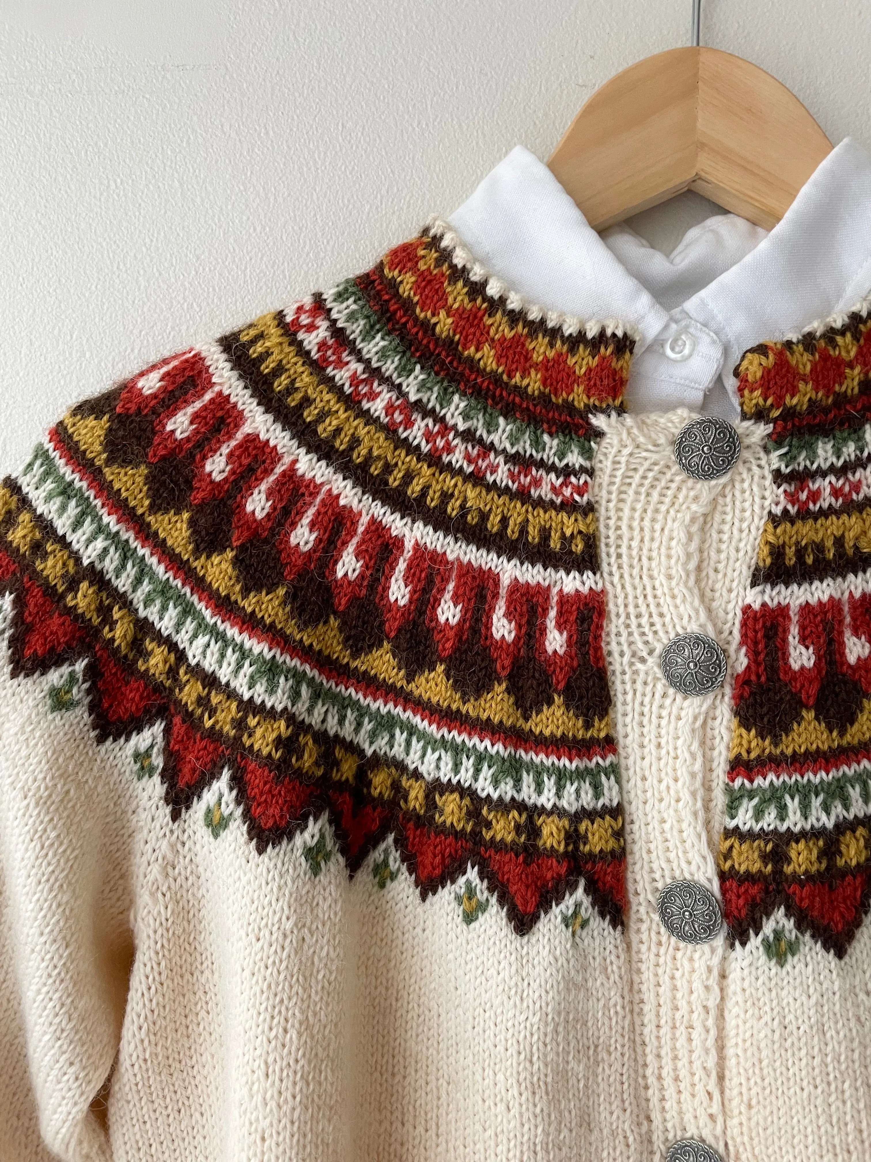 Sundt 1950s Fair Isle Cardigan