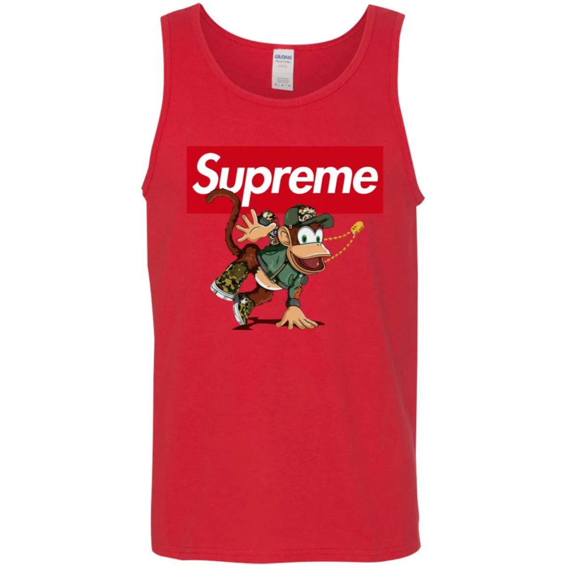 Supreme Monkey T-shirt Men Cotton Tank